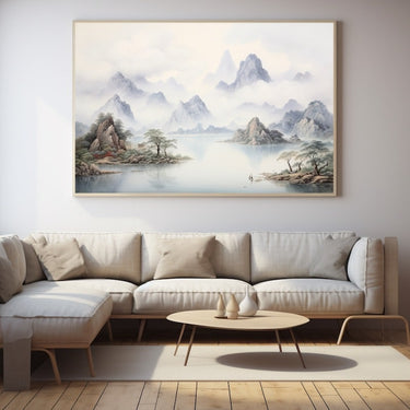 Tableau Montagne De Chine